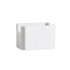 image of CAC China 101-HSP - Sugar Packet Holder, 3¼" L x 2¾" W x 2½" H, Bone White Porcelain - 1 Dozen