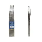 image of CAC China 1201-08 Dominion Dinner Knife, 8" Solid Handle, 18/0 Stainless Steel, Weight - 1 Dozen