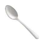 image of CAC China 2001-01 Teaspoon, 5-3/4" Length, Heavy, 18/0 Stainless Steel Frost Finish - 1 Dozen