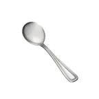 image of CAC China 2008-04 Pearl Bouillon Spoon, 6-1/4" Length, Heavy Weight, 18/0 Stainless Steel - 1 Dozen