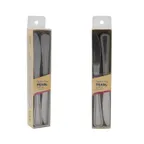 image of CAC China 2108-08 - Pearl Dinner Knife, 8 3/4" 18/0 Stainless Steel Handle, Packaging - 1 Dozen