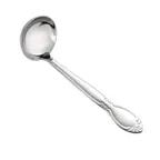 image of CAC China 3023-37 Louvre Ladle, 2 oz., 9-1/4", 18/0 Stainless Steel, Extra Heavy Weight, One-Piece