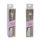 image of CAC China 3133-07 Tulip CPK Oyster Fork, 5-5/8" (6") Length, 18/0 Stainless Steel - 1 Dozen