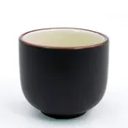 image of CAC China 666-WC-W Japanese Sake Cup, 1-1/2 oz., 2" dia. x 1-3/4"H, White Stoneware - 1 Dozen