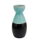 image of CAC China 666-WP-BLU Sake Pot, 6 oz., 1-3/4" dia. x 5-1/4" H, Stoneware, Lake Blue Glaze - 1 Dozen