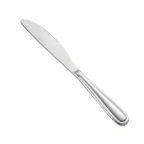 image of CAC China 8002-15 Dinner Knife, 9-3/4" Length, Solid Handle, 18/8 Stainless Steel - 1 Dozen
