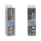 image of CAC China 8102-05 Elite CPK Dinner Fork, 7¼" Length, Heavy Weight, 18/8 Stainless Steel - 1 Dozen
