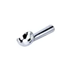 image of CAC China AICS-12 Ice Cream Dipper, 3-4oz, #12, Heat Conductive Handle, Aluminum, Silver