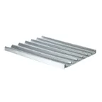 image of CAC China ALBP-6 French Baguette Pan, 6 Slots, 18" x 26", Perforated, Non-Stick, Aluminum