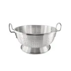 image of CAC China ALCL-12SL Colander, 12 qt., 15" dia., Round, Loop-Handles, Footed, Aluminum
