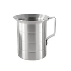 image of CAC China ALMC-20 Measuring Cup - 2 Quart (64 oz / 8 Cup) Aluminum Hand Tool, Lightweight Design