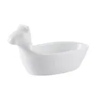 image of CAC China ANM-12 Dish Set, 7 Porcelain Bowls 3.5 oz 5" L x 2.25" W x 2.75" H Dishwasher Safe - 7/Set