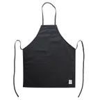 image of CAC China APBB-2BK Bib Apron, 26"W x 33"L, Black, Poly/Cotton, 2 Pockets