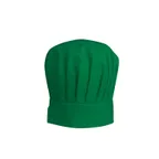 image of CAC China APHT-2LG Chef's Pride Floppy Toque Hat, 13" Height, Green Color, Chef Headwear