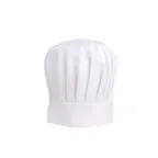 image of CAC China APHT-2WT Chef's Pride Floppy Toque Hat, 13" Height, White, Kitchen Headwear