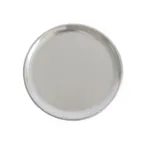 image of CAC China APZP-09C Pizza Pan, 9" dia., Solid, Coupe Rim, Aluminum, NSF