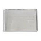 image of CAC China ASHP-1826PS Full-Size Bun/Sheet Pan, 26"L x 18"W, Perforated, 16 Gauge, Aluminum