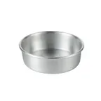 image of CAC China B1CP-062 Round Cake Pan, 6" Diameter x 2" Height, Heavy‑Duty Aluminum Baking Pan