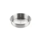image of CAC China B1CP-082 Professional 8" Diameter x 2" Height Round Aluminum Cake Pan for Baking