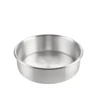 image of CAC China B1CP-103 Professional Round Cake Pan, 10" Diameter x 3" Height, Heavy‑Gauge Aluminum Baking Pan