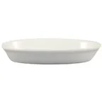 image of CAC China BKW-2 - Porcelain Baking Dish, 8 oz, 7" x 4-3/4" x 1-1/4", White, Microwave Safe - 1 Dozen
