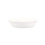 image of CAC China BKW-9 Oval Baking Dish, 9 oz, 6¾" L x 5⅞" W x 1½" H, White, Dishwasher Safe - 1 Dozen