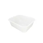 image of CAC China BTBX-W Clear Food Storage Box, 14" x 12" x 5.5"H, Polypropylene, BPA Free