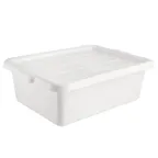 image of CAC China BTCV-57WT Bus Box Cover for BTDB Series, 23-1/4"L x 16-7/8"W, Polypropylene, White, BPA Free