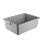 image of CAC China BTDB-7GY Bus Box, 22'L x 15-3/4'W x 7'H, Polypropylene, Gray, BPA Free
