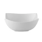 image of CAC China BTF-B7 Butterfly Rectangular Bowl, 32 oz (7" x 6¾" x 3"), White Porcelain - 1 Dozen