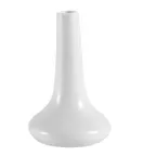 image of CAC China BV-5 Bud Vase, 3/4"L x 1-3/4"W x 5"H Porcelain White, Microwave Safe - 1 Dozen