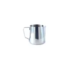image of CAC China BVFP-12 Frothing Metal Pitcher, 12oz Capacity, 18/8 Stainless Steel, With Handle