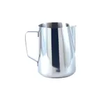 image of CAC China BVFP-48 Frothing Metal Pitcher, 48oz (1.5qt) Capacity, 18/8 Stainless Steel, With Handle