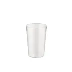 image of CAC China BVPT-08CL - 8 oz Clear Pebbled SAN Plastic Tumbler, Dishwasher Safe, Stackable - 1 Dozen