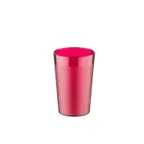 image of CAC China BVPT-08RD 8 oz Pebbled Red SAN Plastic Tumbler, Stackable, Dishwasher Safe - 1 Dozen
