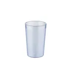image of CAC China BVPT-10BL - 10 oz Pebbled Blue SAN Tumbler, Break‑Resistant, Dishwasher Safe - 1 Dozen