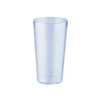 image of CAC China BVPT-12BL - 12 oz Pebbled Blue SAN Tumbler, Dishwasher Safe - 1 Dozen