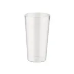 image of CAC China BVPT-16CL - 16 oz Clear Pebbled SAN Tumbler, Stackable, Dishwasher Safe - 1 Dozen