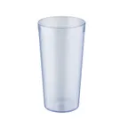 image of CAC China BVPT-20BL 20 oz Pebbled Blue SAN Plastic Tumbler, Dishwasher Safe - 1 Dozen