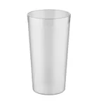 image of CAC China BVPT-32CL - 32 oz Clear Pebbled SAN Tumbler, Stackable, Dishwasher Safe - 1 Dozen