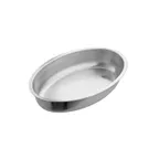 image of CAC China CAFR-205WP Luminous Oval Water Pan for CAFR-205 Chafing Dish, Stainless Steel