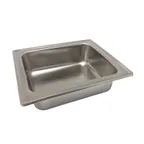 image of CAC China CAFR-307WP Square Welsh Chafing Dish Water Pan, Fits CAFR-307, Stainless Steel