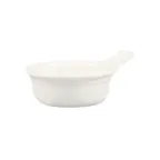 image of CAC China CAS-15 Oval Casserole Bowl, 15 oz Bone White Stoneware, Dishwasher Safe - 1 Dozen