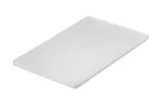 image of CAC China CBPQ-1218W Commercial Plastic Cutting Board, 18"W x 12"D x 3/4"H, PE, White