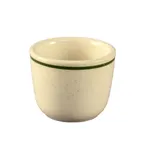 image of CAC China CES-45 Emerald Tea Cup, 4.5 oz, 2‑7/8" Dia x 2‑1/4" H, Ceramic, Rim Finish - 1 Dozen