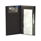 image of CAC China CKPR-10K Guest Check Presenter, 10" x 5-1/2", Black, Pen Loop Included
