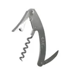image of CAC China CKSW-2 Waiter's Corkscrew, Curved Silver Handle, Stainless Steel Blade, Skull Design