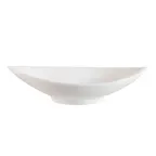 image of CAC China CND-12 Canoe Dish Bowl, 12"½ x 6"½ x 3"½ Porcelain, White, Oven Microwave Safe - 1 Dozen