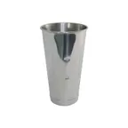 image of CAC China CPMT-30S Malt Cup, 30 oz., Stainless Steel, Fits Spindle Mixer & Milkshake Machines