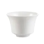 image of CAC China CTY-C8 Citysquare Bouillon Cup, 4 oz, Porcelain, Super White, Microwave Safe - 1 Dozen